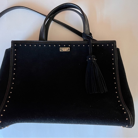 Kate Spade Black suede handbag - Picture 3 of 5